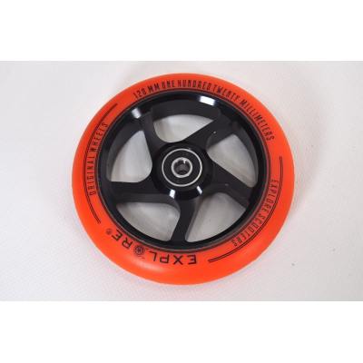 Колесо 120 мм Explore Spoked AL Orange Колесо 120 мм Explore Spoked AL Orange