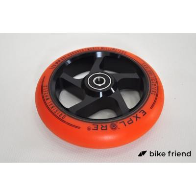 Колесо 120 мм Explore Spoked AL Orange Колесо 120 мм Explore Spoked AL Orange