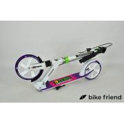 Самокат Amigo Sport Glider Super бело-розовый