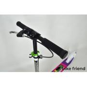 Самокат Amigo Sport Glider Super бело-розовый