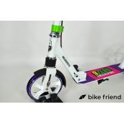 Самокат Amigo Sport Glider Super бело-розовый