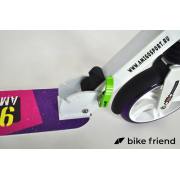 Самокат Amigo Sport Glider Super бело-розовый