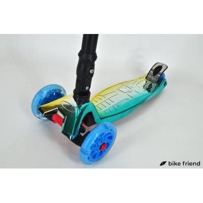 Дитячий самокат Ecoline Morris NEO триколісний блакитний Дитячий самокат Ecoline Morris NEO триколісний блакитний