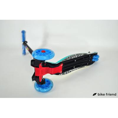 Дитячий самокат Ecoline Morris NEO триколісний блакитний Дитячий самокат Ecoline Morris NEO триколісний блакитний