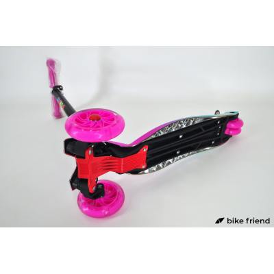 Самокат дитячий Ecoline Morris NEO триколісний рожевий Самокат дитячий Ecoline Morris NEO триколісний рожевий
