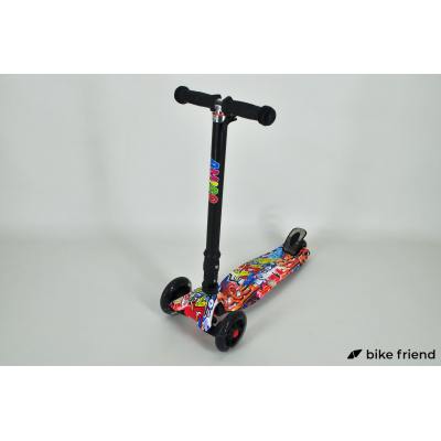 Самокат детский трехколесный Ecoline Morris WT граффити Самокат детский трехколесный Ecoline Morris WT граффити