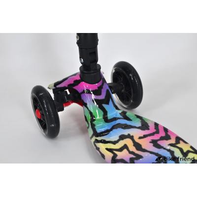 Самокат дитячий Ecoline Morris WT триколісний зірки Самокат дитячий Ecoline Morris WT триколісний зірки