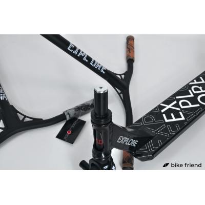 Трюковий самокат Explore Booger 300 чорний Трюковий самокат Explore Booger 300 чорний