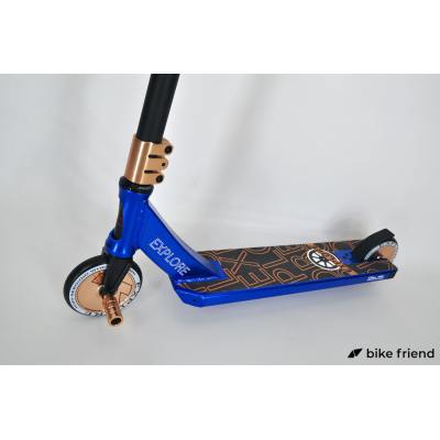Самокат трюковий Explore Booger Deluxe HD синій Самокат трюковий Explore Booger Deluxe HD синій