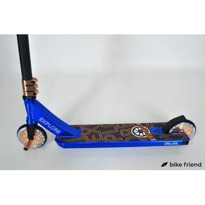 Самокат трюковий Explore Booger Deluxe HD синій Самокат трюковий Explore Booger Deluxe HD синій