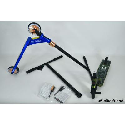 Самокат трюковий Explore Booger Deluxe HD синій Самокат трюковий Explore Booger Deluxe HD синій