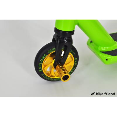 Самокат трюковый Explore Cross Deluxe зеленый Самокат трюковый Explore Cross Deluxe зеленый