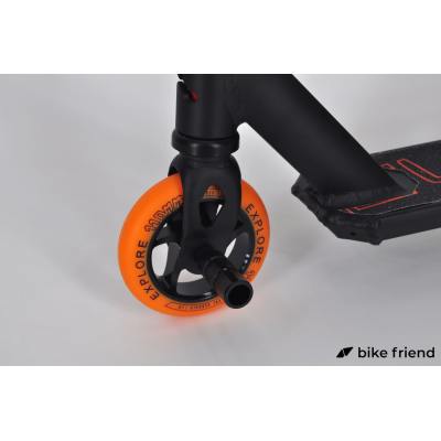 Трюковой самокат Explore Hard Deluxe оранжевый Трюковой самокат Explore Hard Deluxe оранжевый