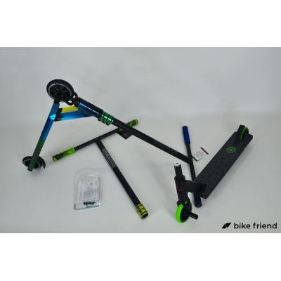 Самокат трюковый Explore Leidart 600 LT зеленый Самокат трюковый Explore Leidart 600 LT зеленый