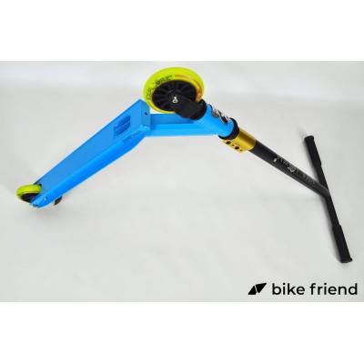 Самокат трюковой Explore Wave Classic желто-голубой Самокат трюковой Explore Wave Classic желто-голубой