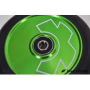 Колесо 110 мм Explore AL Fullcore для трюкового самоката зеленое
