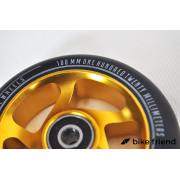 Колесо 100 мм Explore AL Spoked для трюкового самоката золотистое