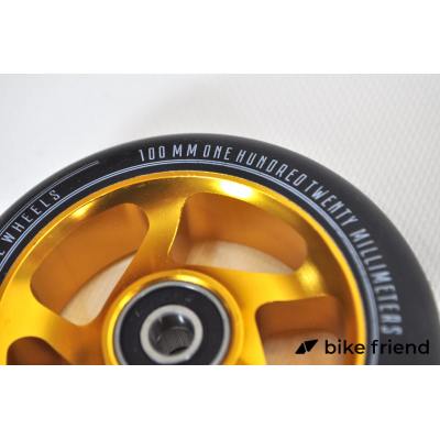 Колесо 100 мм Explore Spoked AL Gold Колесо 100 мм Explore Spoked AL Gold