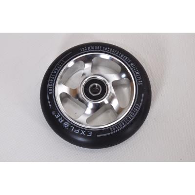 Колесо 100 мм Explore Spoked AL Silver Колесо 100 мм Explore Spoked AL Silver