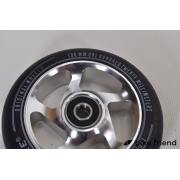 Колесо 100 мм Explore AL Spoked для трюкового самоката серебристое