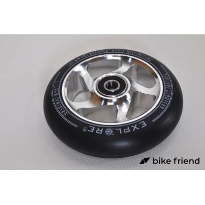 Колесо 100 мм Explore Spoked AL Silver Колесо 100 мм Explore Spoked AL Silver