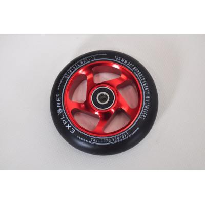 Колесо 100 мм Explore Spoked AL Red Колесо 100 мм Explore Spoked AL Red