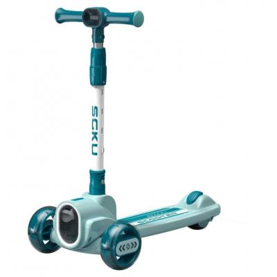 Самокат трехколесный Maraton Flash City детский бирюзовый Самокат трехколесный Maraton Flash City детский бирюзовый