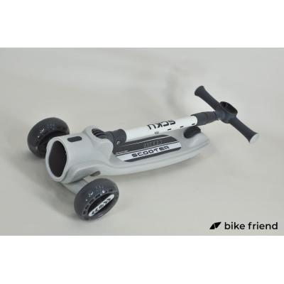 Самокат триколісний Maraton Flash City дитячий сірий Самокат триколісний Maraton Flash City дитячий сірий