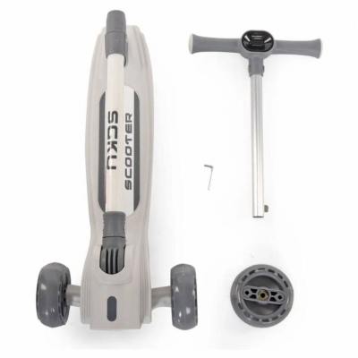 Самокат триколісний Maraton Flash City дитячий сірий Самокат триколісний Maraton Flash City дитячий сірий