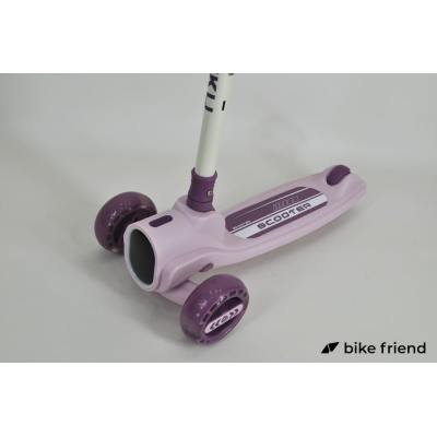 Самокат трехколесный Maraton Flash City детский розовый Самокат трехколесный Maraton Flash City детский розовый