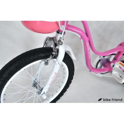 Дитячий велосипед Royal Little Baby Swan 16" рожевий + підніжка Дитячий велосипед Royal Little Baby Swan 16" рожевий + підніжка