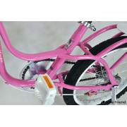 Детский велосипед Royal Baby Little Swan 16" розовый + подножка