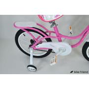 Детский велосипед Royal Baby Little Swan 16" розовый + подножка