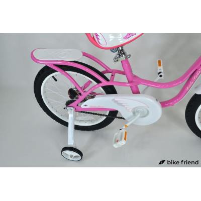 Дитячий велосипед Royal Little Baby Swan 16" рожевий + підніжка Дитячий велосипед Royal Little Baby Swan 16" рожевий + підніжка
