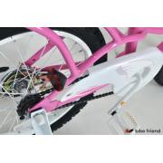 Детский велосипед Royal Baby Little Swan 16" розовый + подножка