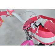 Детский велосипед Royal Baby Little Swan 16" розовый + подножка