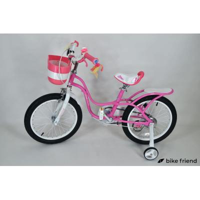 Дитячий велосипед Royal Little Baby Swan 16" рожевий + підніжка Дитячий велосипед Royal Little Baby Swan 16" рожевий + підніжка