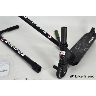 Трюковий самокат Maraton Active чорний Трюковий самокат Maraton Active чорний