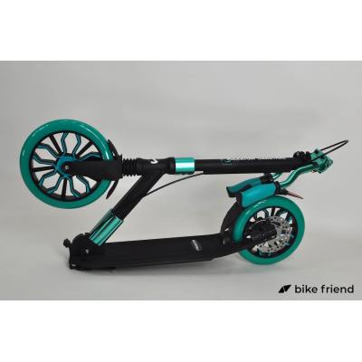 Самокат Maraton Cardinal чорний з бірюзовим Самокат Maraton Cardinal чорний з бірюзовим