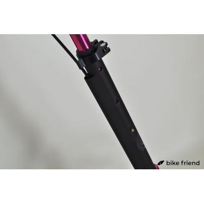 Самокат Maraton Cardinal чорний з рожевим Самокат Maraton Cardinal чорний з рожевим