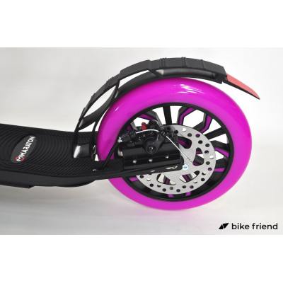 Самокат Maraton Cardinal чорний з рожевим Самокат Maraton Cardinal чорний з рожевим