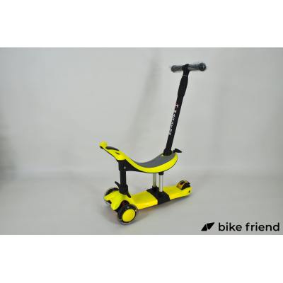 Дитячий самокат - біговел Maraton Credo II B (3 в 1) жовтий Дитячий самокат - біговел Maraton Credo II B (3 в 1) жовтий