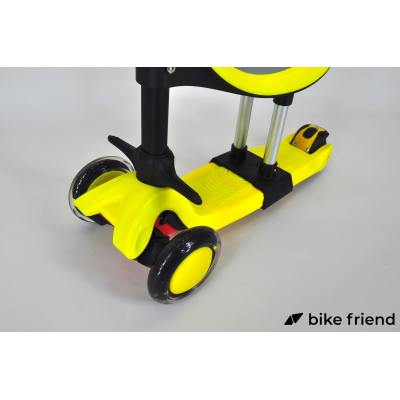 Дитячий самокат - біговел Maraton Credo II B (3 в 1) жовтий Дитячий самокат - біговел Maraton Credo II B (3 в 1) жовтий