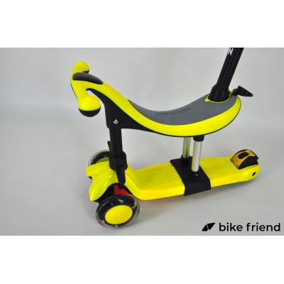 Дитячий самокат - біговел Maraton Credo II B (3 в 1) жовтий Дитячий самокат - біговел Maraton Credo II B (3 в 1) жовтий