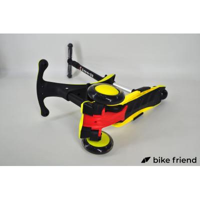 Дитячий самокат - біговел Maraton Credo II B (3 в 1) жовтий Дитячий самокат - біговел Maraton Credo II B (3 в 1) жовтий