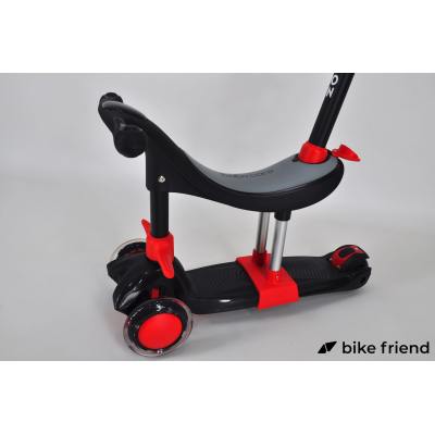 Дитячий самокат - біговел Maraton Credo II B 3 в 1 чорний Дитячий самокат - біговел Maraton Credo II B 3 в 1 чорний