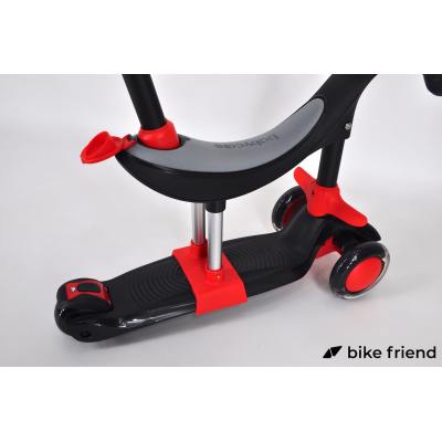 Дитячий самокат - біговел Maraton Credo II B 3 в 1 чорний Дитячий самокат - біговел Maraton Credo II B 3 в 1 чорний