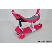 Самокат - беговел Maraton Credo II G 3 в 1 розовый