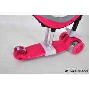 Самокат - беговел Maraton Credo II G 3 в 1 розовый