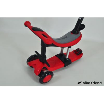 Триколісний дитячий самокат (5 в 1) Maraton Credo II G червоний Триколісний дитячий самокат (5 в 1) Maraton Credo II G червоний